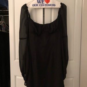 Black long sleeve urban outfitters dress